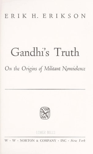 Gandhis Truth cover