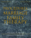 Procedures in Marriage and Family Therapy cover