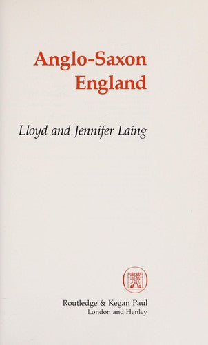 Anglo-Saxon England cover