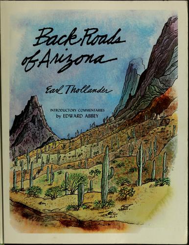 Back roads of Arizona cover
