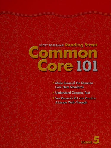 Reading Street Common Core 2013 Teachers Edition Fourth Grade 4.5 cover