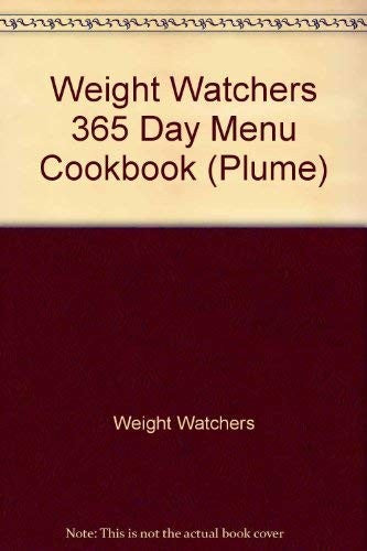 Weight Watchers' 365-Day Menu Cookbook cover