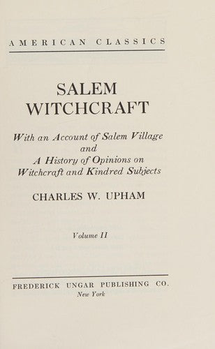 Salem Witchcraft: 002 cover