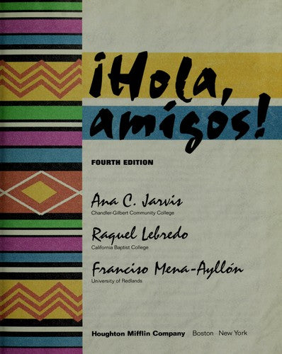 Hola, Amigos! Instructor's Annotated Edition, 4th Edition cover