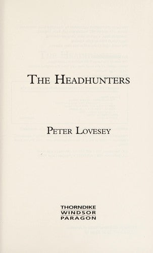 The Headhunters (Thorndike Press Large Print Basic Series) cover