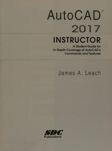 AutoCAD 2017 Instructor cover