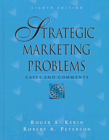 Strategic Marketing Problems cover