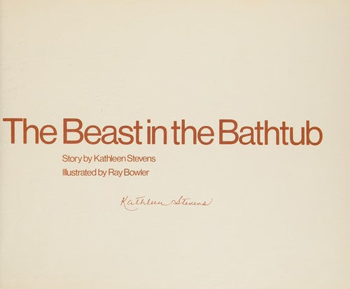The Beast in the Bathtub cover