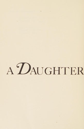 A Daughter Of Zion - 1st Edition/1st Printing cover