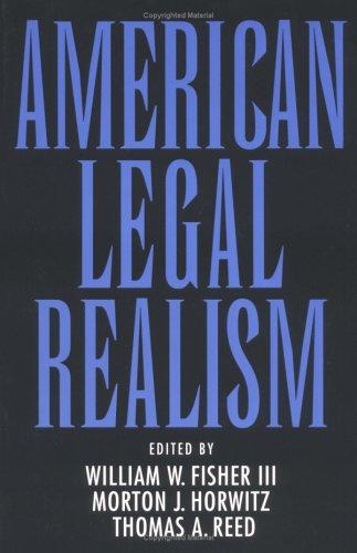 American Legal Realism cover