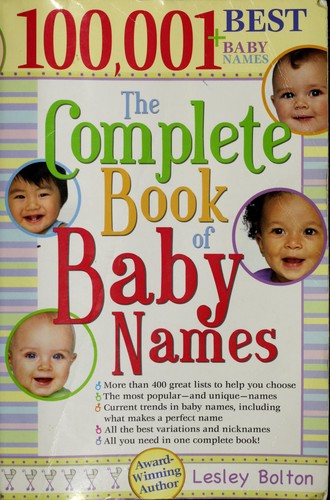 Complete Book of Baby Names cover