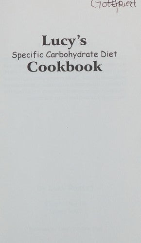 Lucy's Specific Carbohydrate Diet Cookbook cover