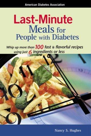 Last Minute Meals for People with Diabetes cover