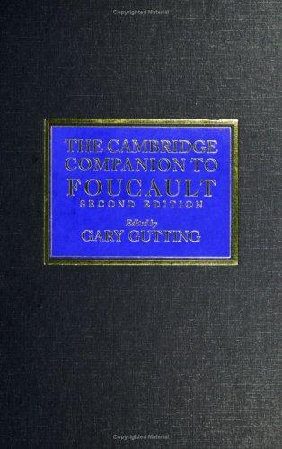 The Cambridge Companion to Foucault (Cambridge Companions to Philosophy) cover