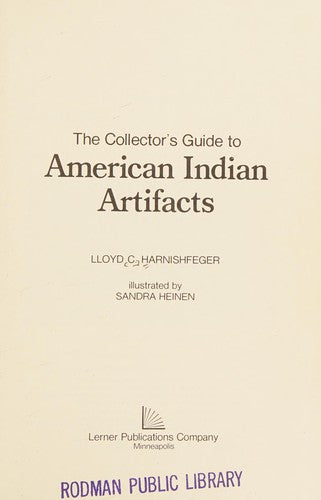 The Collector's Guide to American Indian Artifacts cover