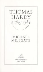 THOMAS HARDY: A BIOG