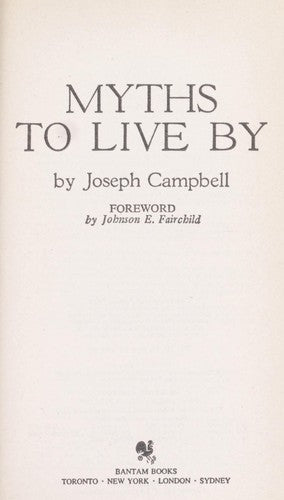 Myths to Live by cover