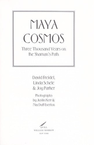 Maya Cosmos: Three Thousand Years on the Shaman's Path cover