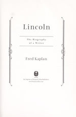 Lincoln: The Biography of a Writer