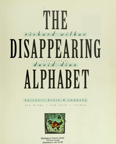 The Disappearing Alphabet cover