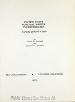 Pacific Coast Subtidal Marine Invertebrates: A Fishwatcher's Guide