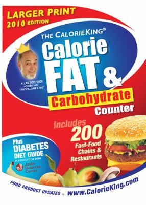 The Calorie King Calorie, Fat & Carbohydrate Counter 2010 cover