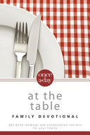 NIV, Once-A-Day At the Table Family Devotional, Paperback: 365 Daily Readings and Conversation Starters for Your Family cover