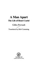 A Man Apart: The Life of Henri Curiel (English and French Edition) cover
