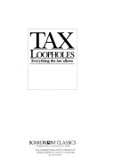 Tax Loopholes Everything the Law Allows