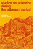 Studies on Palestine During the Ottoman Period cover
