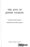 The Joys Of Jewish Cooking cover
