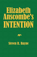 Elizabeth Anscombe's Intention cover