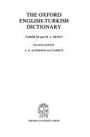 The Oxford English-Turkish Dictionary cover