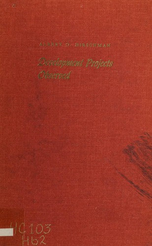 Development Projects Observed cover