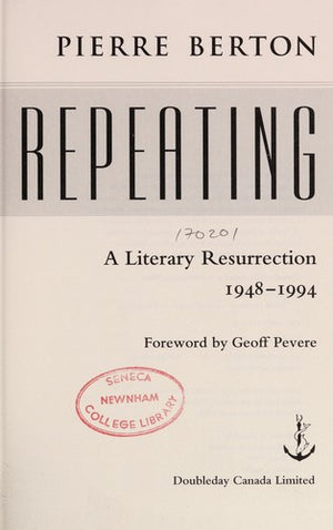 Worth Repeating: A Literary Resurrection