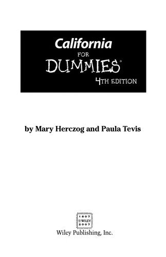 California for Dummies cover