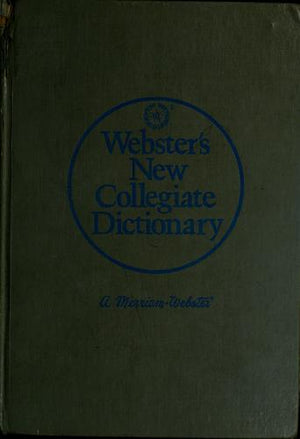 Webster's new collegiate dictionary