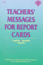 Teachers' Messages for Report Cards, Grades K - 8