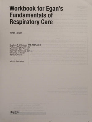 Egan's Fundamentals of Respiratory Care