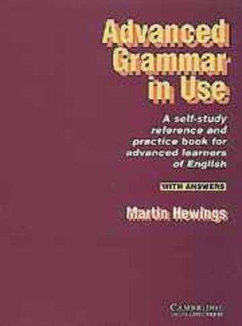 Advanced Grammar in Use With answers cover