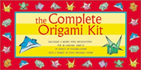 The Complete Origami Kit: Kit with 2 Origami How-to Books, 98 Papers, 30 Projects: This Easy Origami for Beginners Kit is Great for Both Kids and Adults cover