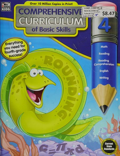 Carson Dellosa Comprehensive Curriculum of Basic Skills 4th Grade Workbook, Reading Comprehension, Language Arts, Spelling, Grammar, Math, and Writing Practice, Classroom or Homeschool Curriculum cover