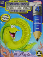 Carson Dellosa Comprehensive Curriculum of Basic Skills 4th Grade Workbook, Reading Comprehension, Language Arts, Spelling, Grammar, Math, and Writing Practice, Classroom or Homeschool Curriculum