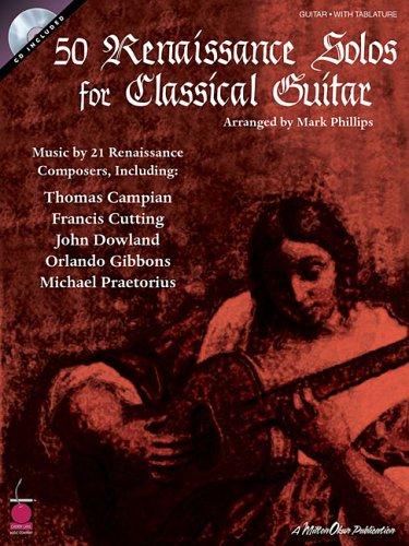 50 Renaissance Solos for Classical Guitar (Book/Online Audio) cover