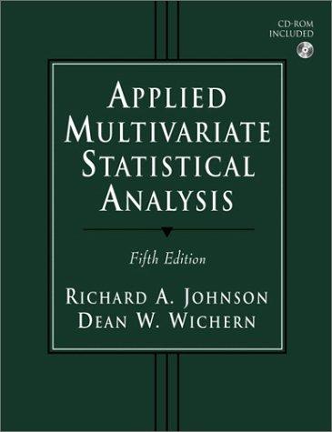 Applied Multivariate Statistical Analysis cover