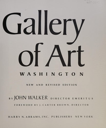 National Gallery of Art, Washington cover