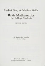 Basic Mathematics for College Students
