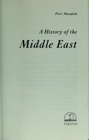 A History of the Middle East