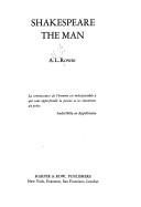 Shakespeare the Man cover