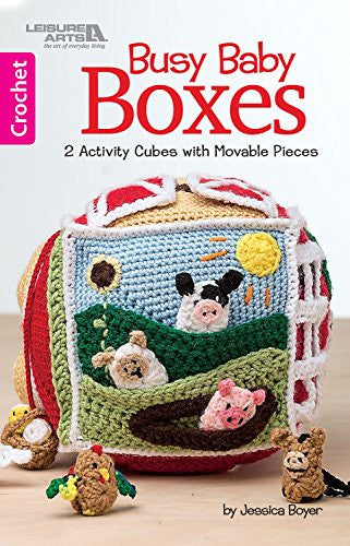 Busy Baby Boxes: 2 Activity Cubes with Movable Pieces (Crochet) cover